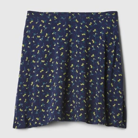 Crepe Floral Mini Skirt Size M - Picture 3 of 7